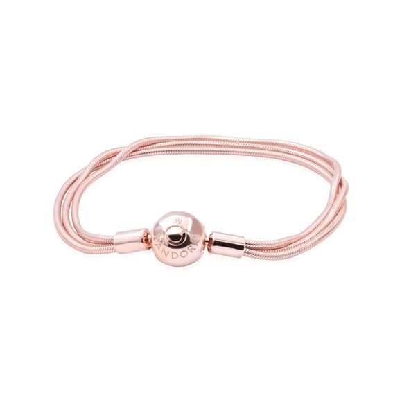 Pandora Moments Multi Snake Chain Bracelet